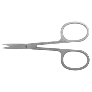 Olló, köröm- és bőrvágó, ives, professzionális